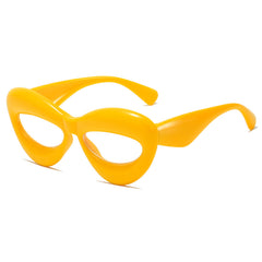 Cat Eye Glasses Light Blocking Oval Shape Glasses