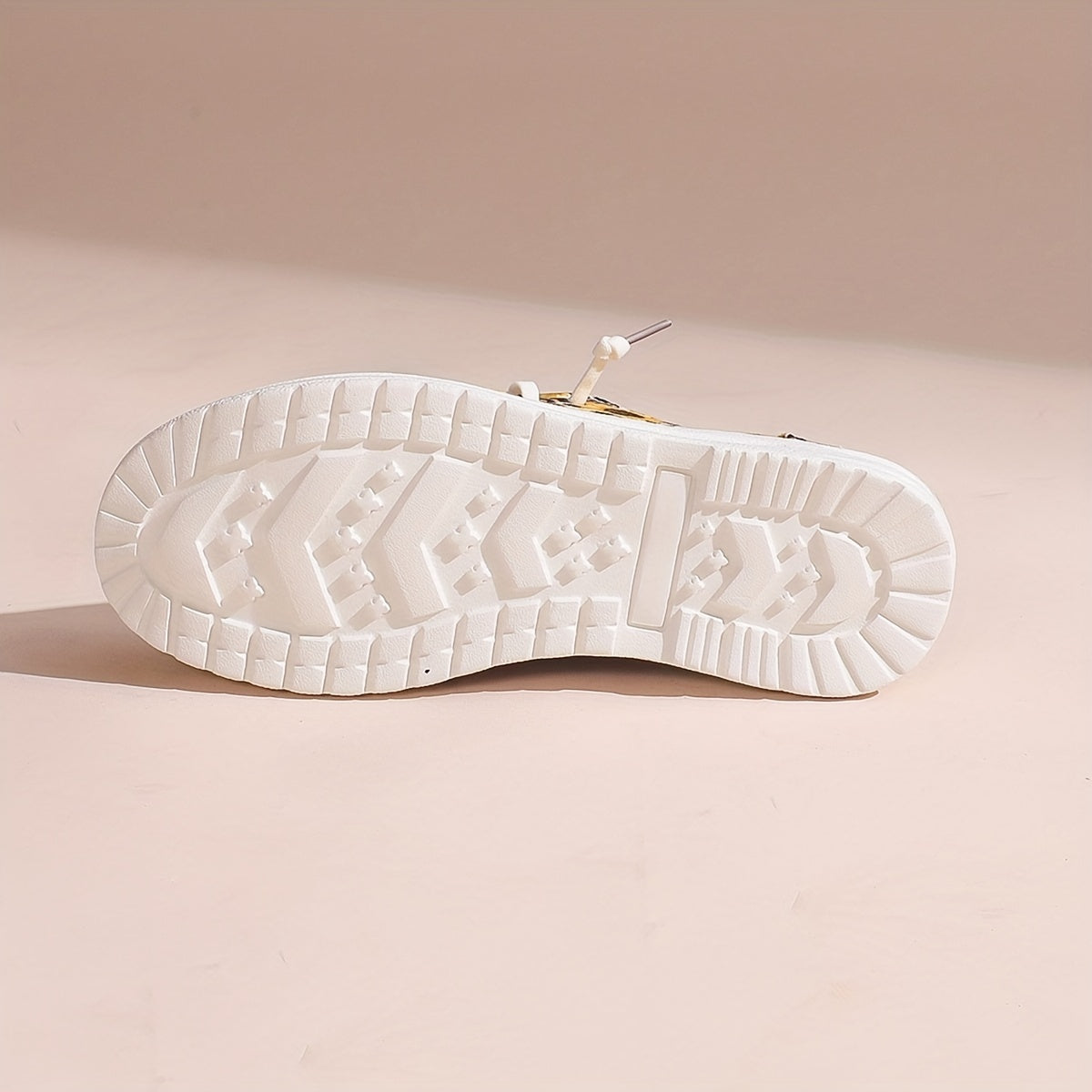 Women's Sunflower & Leopard Print Skateboard Shoes Lightweight Walking Shoes