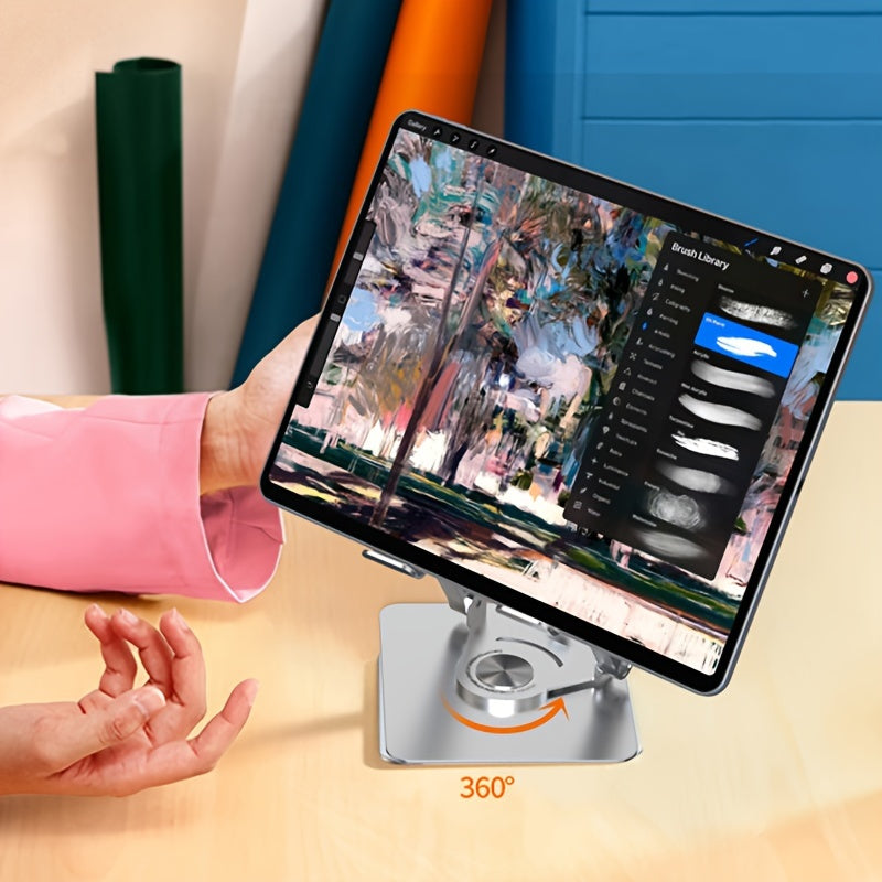 Aluminum Tablet Bracket Desktop 360&deg; Rotation Portable Stand
