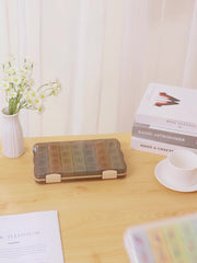 7-Day Pill Organizer 4 Times Daily Portable Case