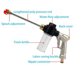 High Pressure Car Washing Water Gun Nozzle for Garden and Home Use