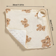 Baby Comfortable Soothing Towel Hanging Bib Touchable Scarf