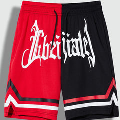 Boys Block Letter Print Gym Workout Shorts Quick Dry Lightweight
