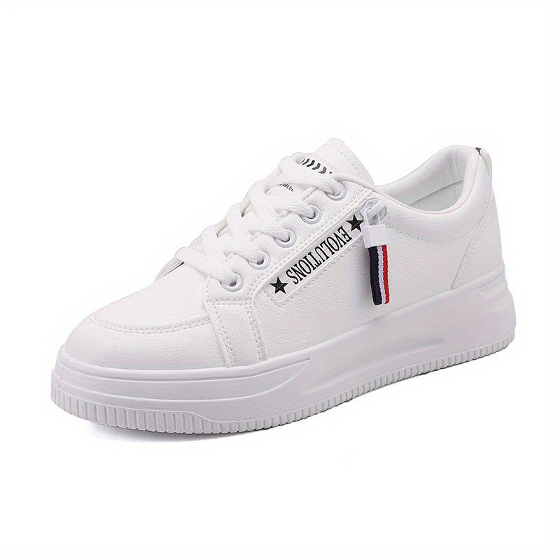 Platform Lace Up Sneakers Low Top Casual Shoes Women's