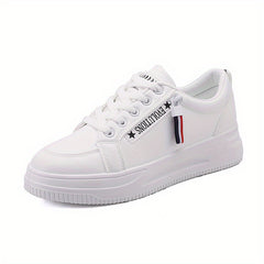 Platform Lace Up Sneakers Low Top Casual Shoes Women's