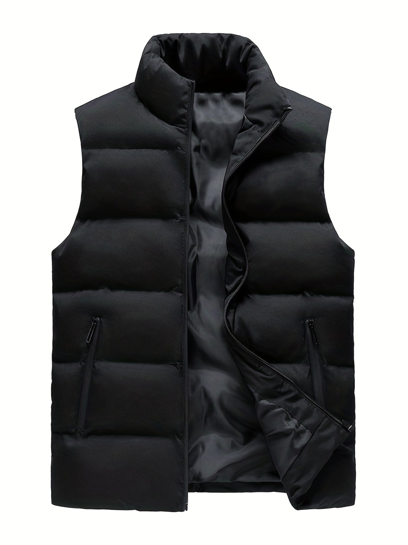 Men's Thermal Vest Sleeveless Jacket Warm Winter Autumn