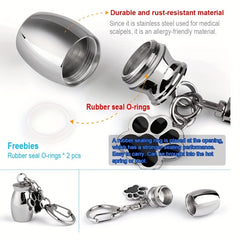 Waterproof Pet Urns Dog Ash Keychain Cat And Dog Ash Urn Souvenir