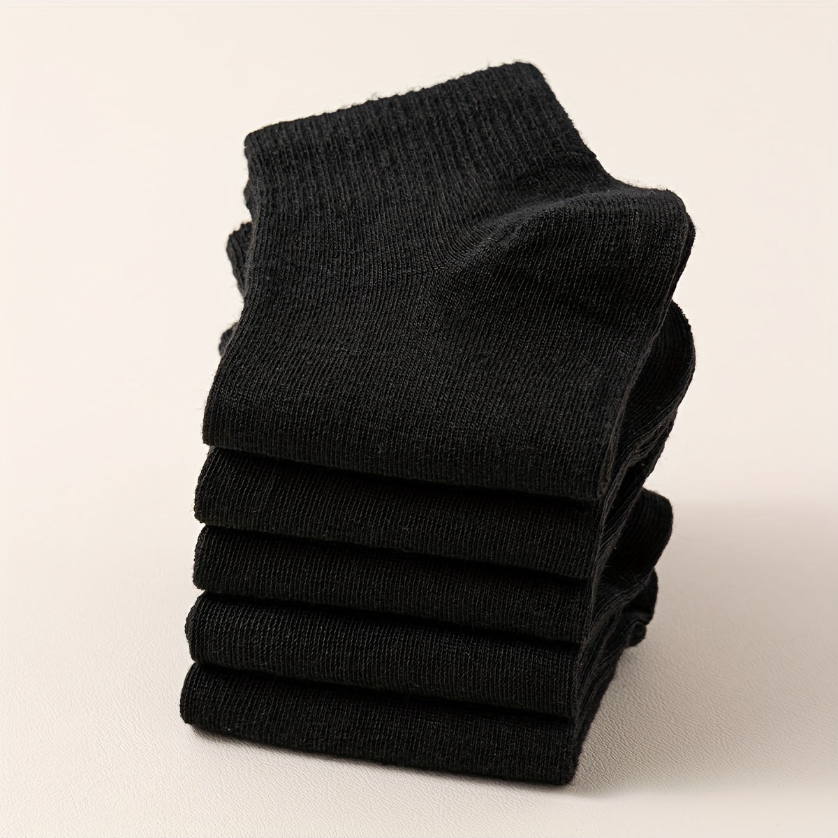 10 Pairs Solid Short Socks Women's Stockings & Hosiery