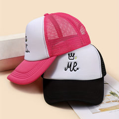 2pcs Mesh Baseball Caps Set Outdoor Hats