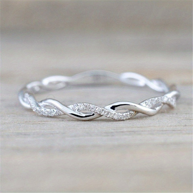 Artificial Diamond Encrusted Ring, Men's Jewelry