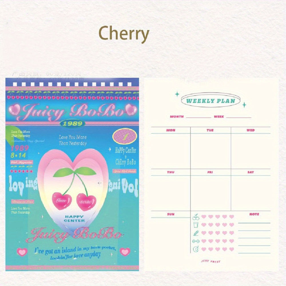 Fruit A5 Daily Weekly Notebook Planner Agenda Stationery