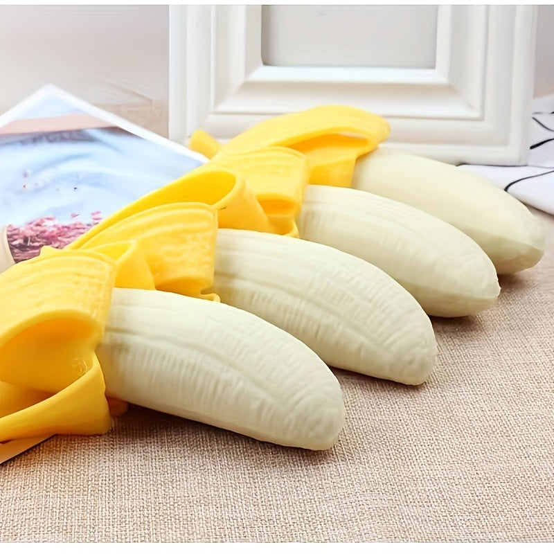 Banana Pinch Toy Venting Banana Toy Prank Decompression Table Toys