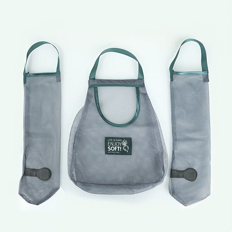 Vegetable Storage Net Hanging Sundry Bag - Wall Hanging Breathable Storage