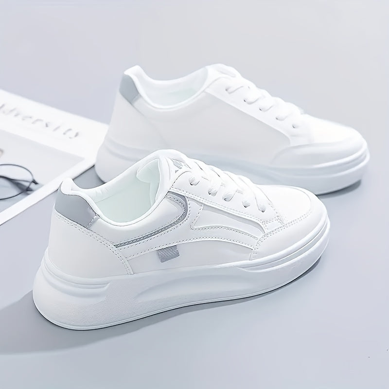 Women's Platform Sneakers Casual Lace Up Outdoor Shoes