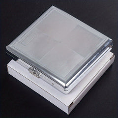 20pcs Stainless Steel Cigarette Box Anti-pressure Storage Box
