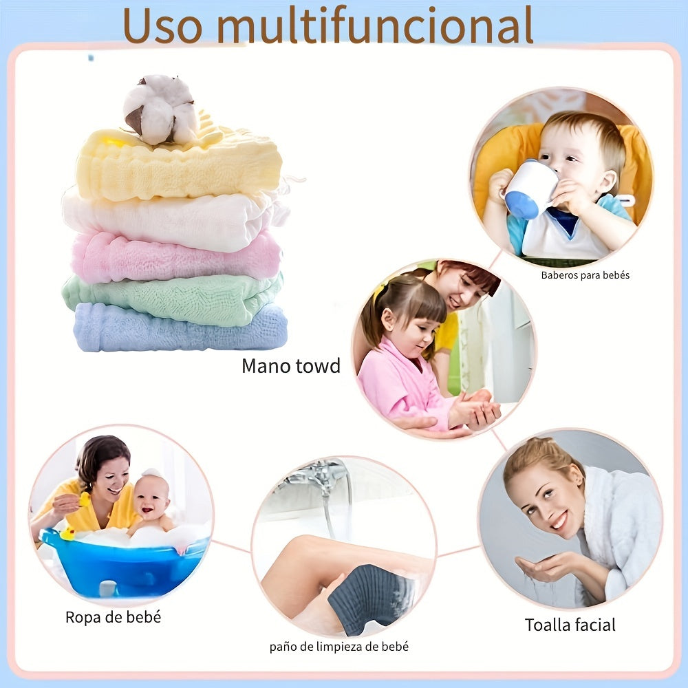 4pcs Muslin Burp Cloths Baby Burp Rags Boy Girls 6 layer Large 25 4cmx25 100