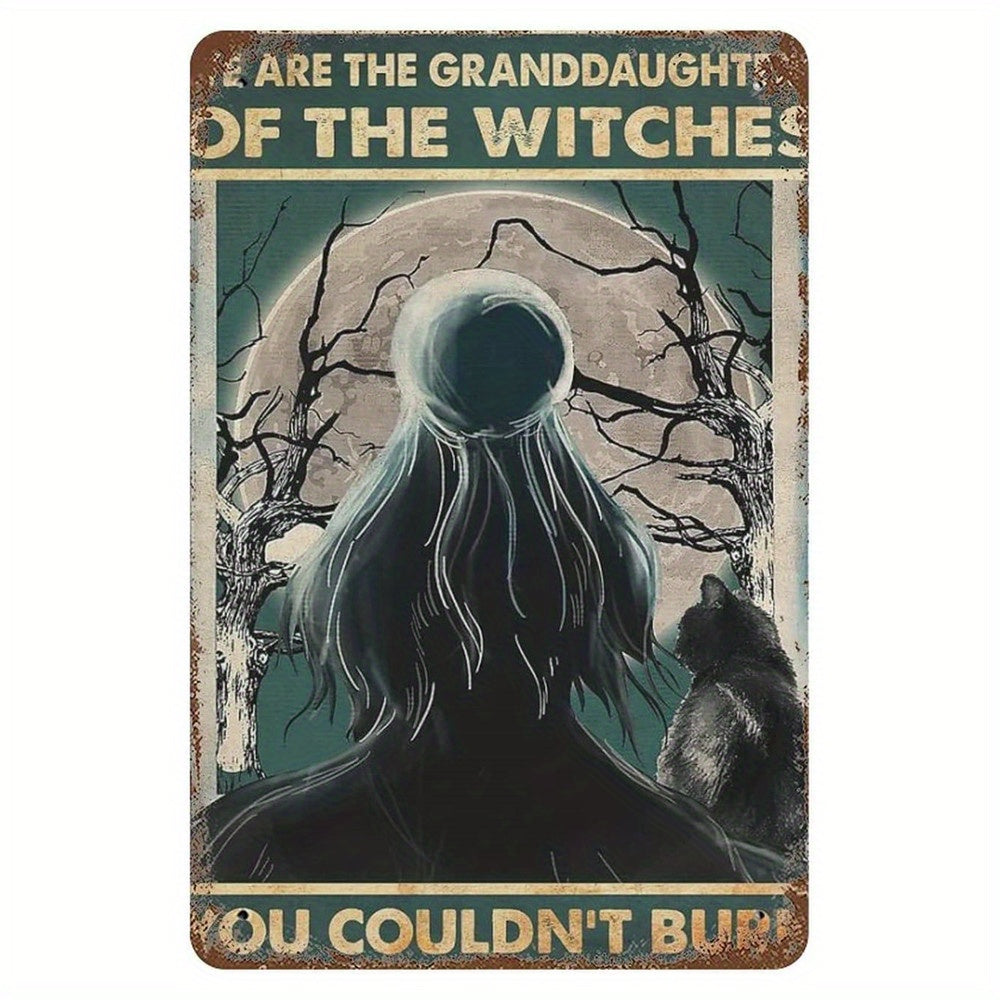 Princesses Be A Witch Wall Metal Tin Sign Retro Wall Decor Art