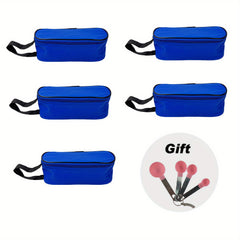 5 Mini Ice Packs for Insulated Food Bags with Spoon