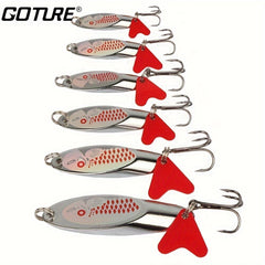 1pc 5 32g Saltwater Fishing Spoon Lure Treble Hook Hard Bait