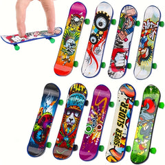 Mini Finger Skateboard Set - Desktop Relaxation Toy for Party Prizes