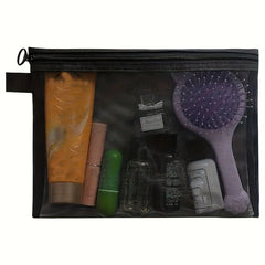 Nylon Mesh Cosmetic Bag Portable Storage for Travel