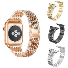 Metal Rhinestone Bracelet Band for I Watch 5 4 3 42mm 46mm Pro Active 2