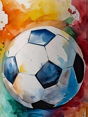 Colorful Football 3D Print Boys T Shirt Short Sleeve Tee For Kids