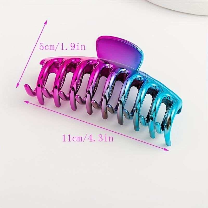 Gradient Claw Clips Hair Clips Headwear Outdoor Hair Accessories
