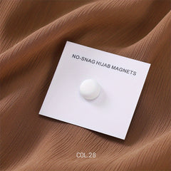 Macaroon Candy Hijab Magnetic Pins Frosted Strength Magnetic Buttons
