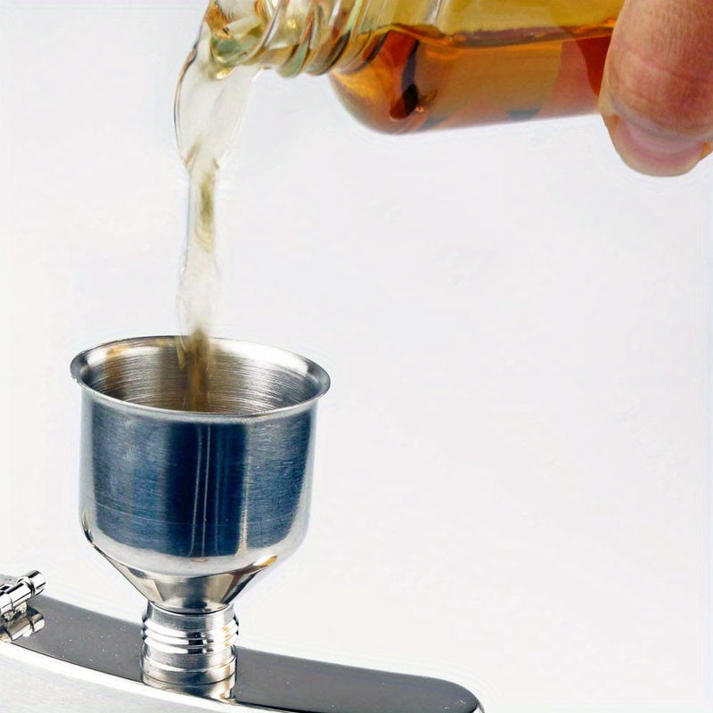 1pc Stainless Steel Funnel Split Bottle Funnel Wine Funnel Small Diameter