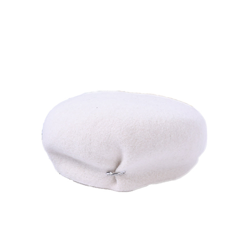 Vintage Solid Beret Hat for Weddings & Tea Parties