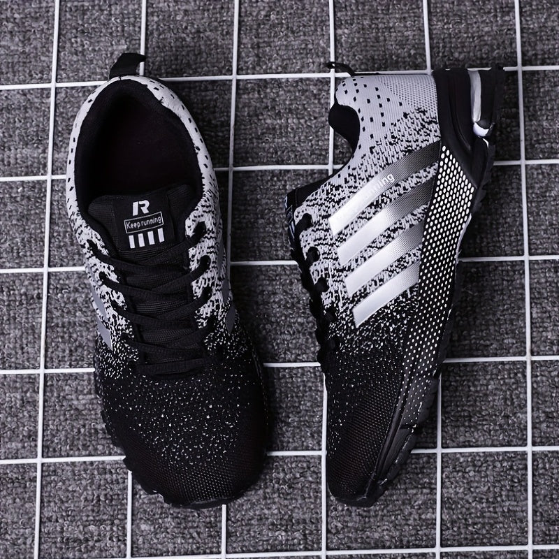 Men's Gradient Lace-up Running Shoes