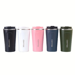 304 Stainless Steel Vacuum Coffee Cup 12.85oz Leakproof Insulation Tumbler