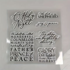 Blessing Words Metal Cutting Dies and Stamps for Scrapbooking Stencil Embossing