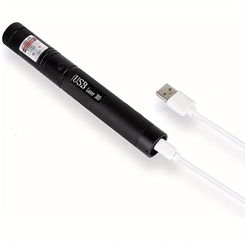Green Laser Pointer USB Charging Built in Laser Torch High Powerful