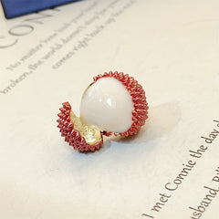Lychee Brooch With Anti Slip Buckle Men's Pin