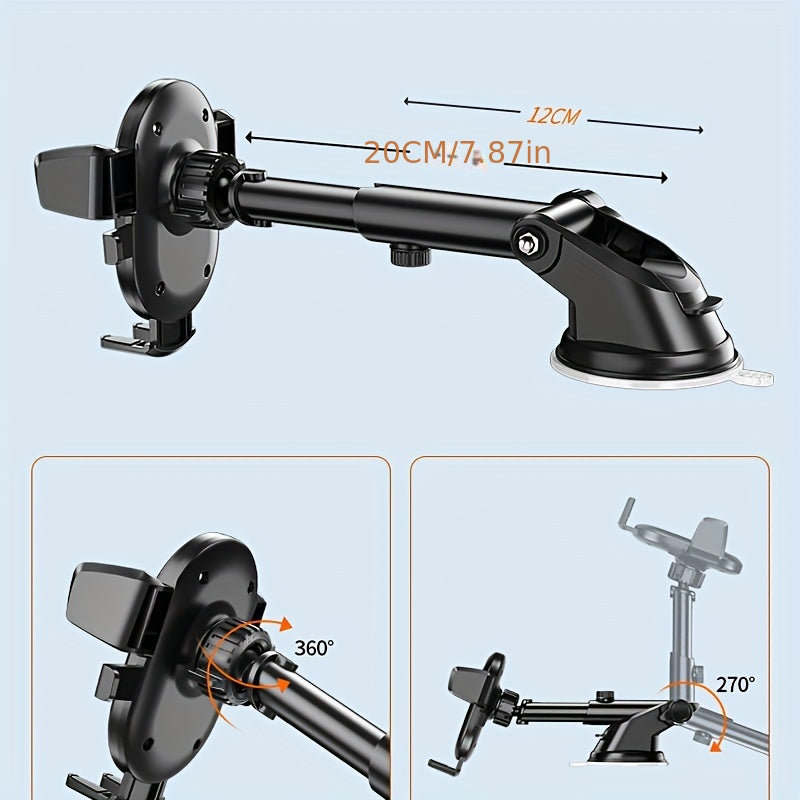 Car Phone Holder Stand Gravity Car Suction Cup Phone Stand For Mobile Phone