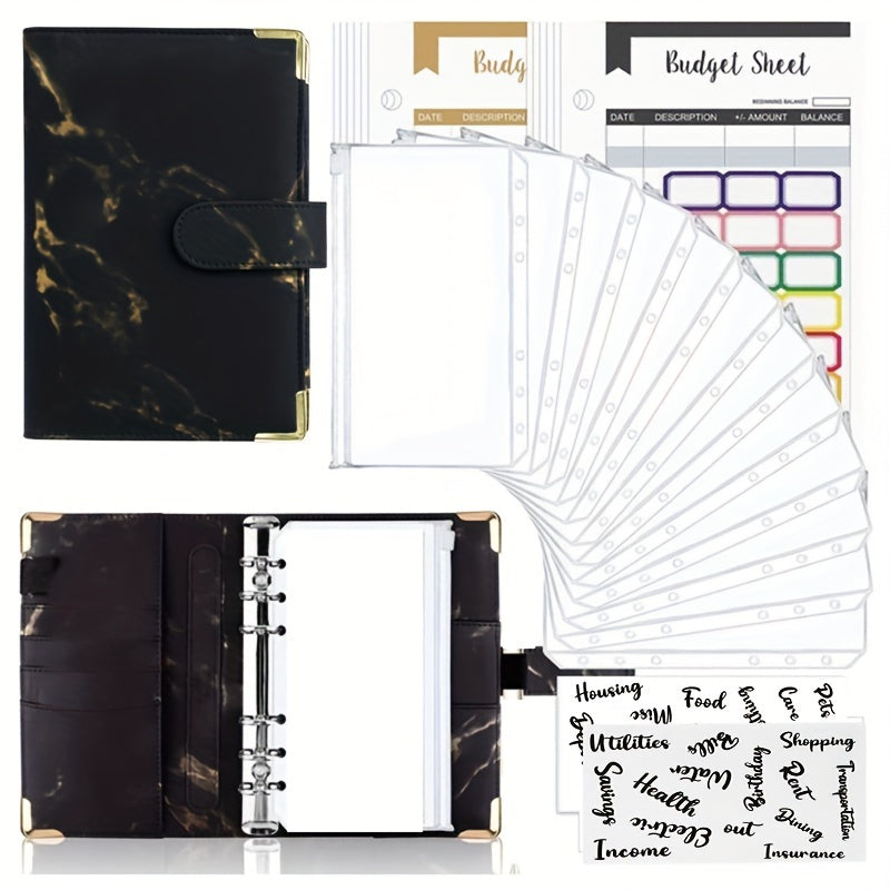 Marble Loose leaf Notepad Business Office Supplies