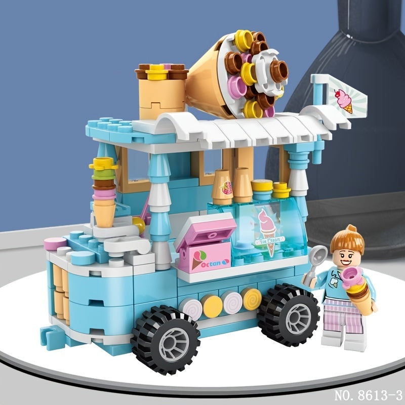 Snack Car Building Blocks Set for Kids