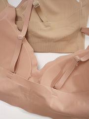 3pcs Seamless Solid Wireless Bras Stretch Everyday Bra Women's Underwear