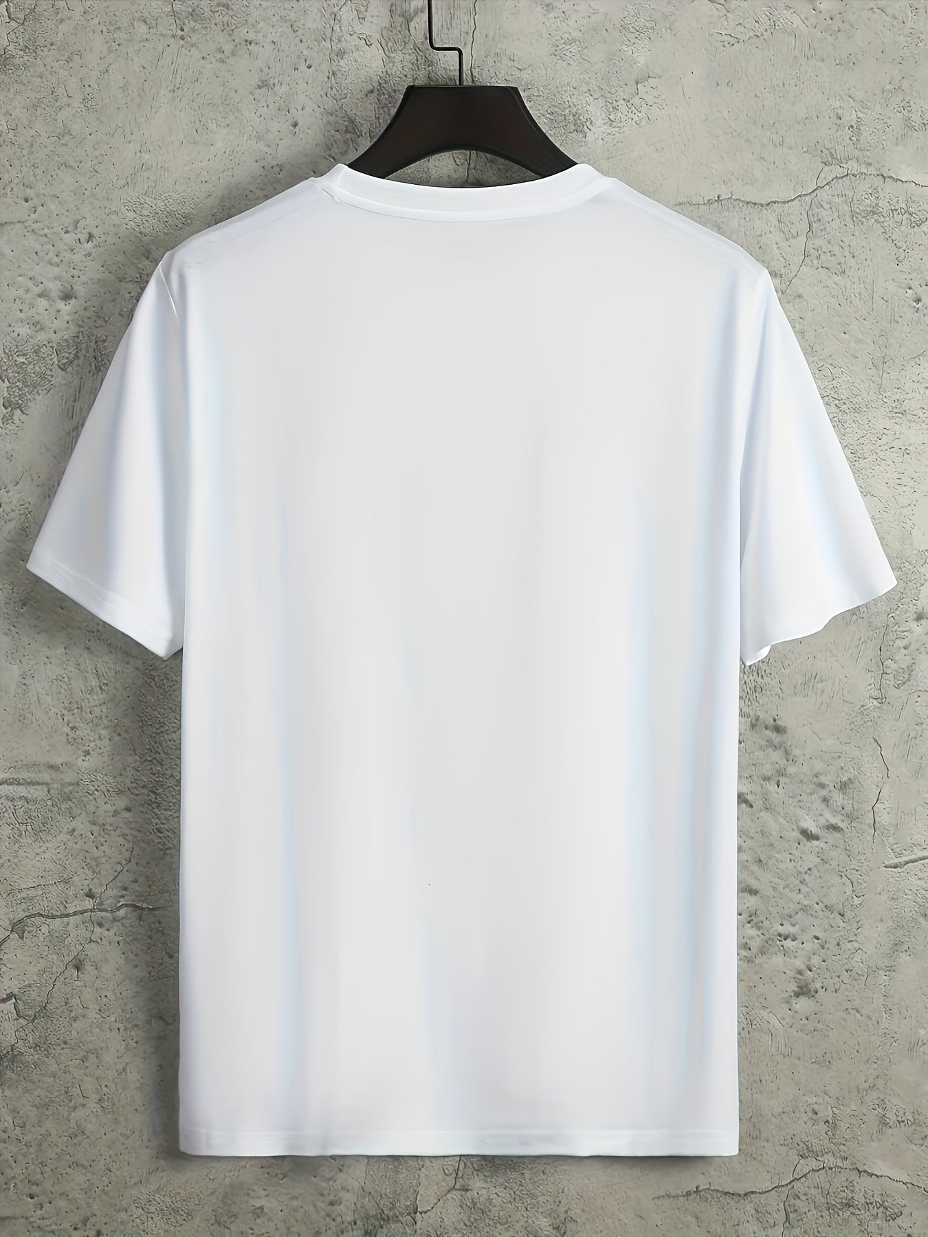 Cartoon Money Print Men's Graphic Crew Neck T-shirt