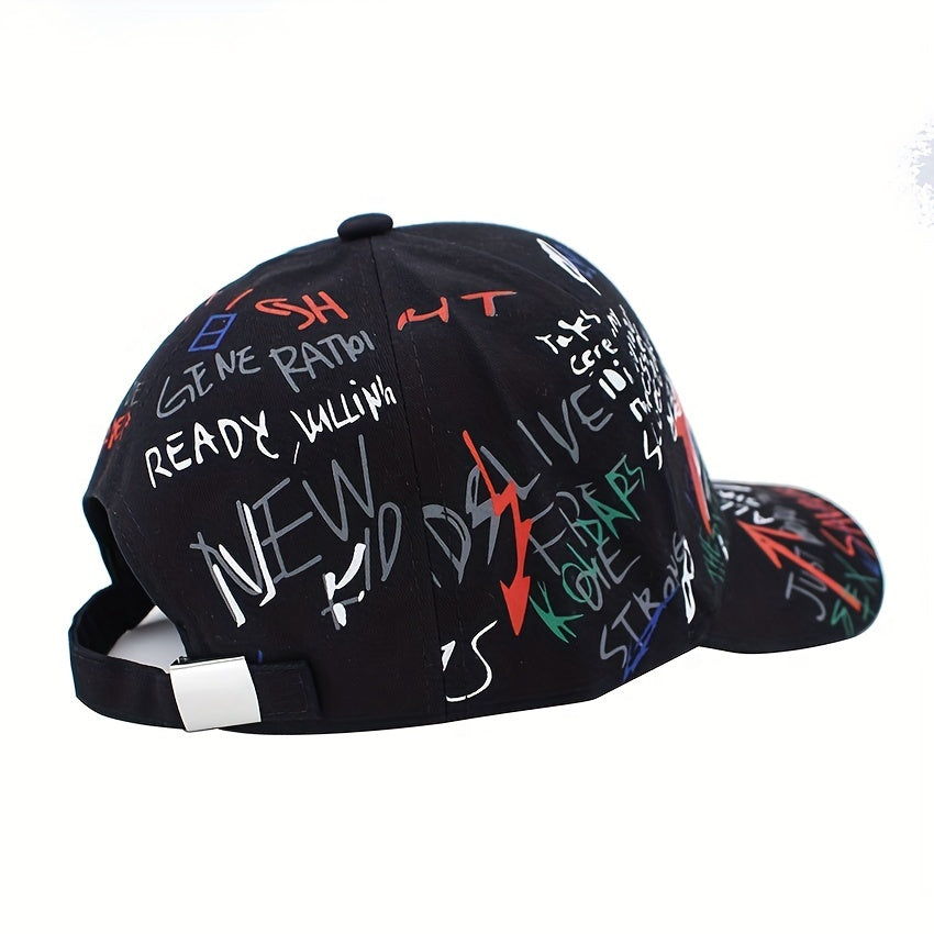 Graffiti Cap Street Baseball Hat for Students
