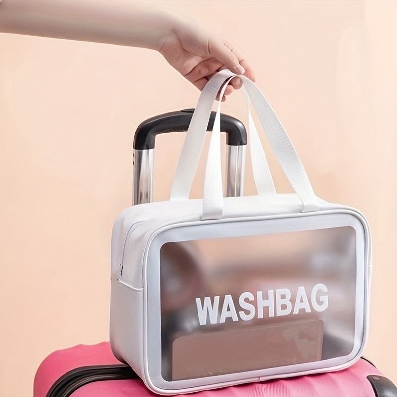 Portable Travel Storage Bag Toiletry Wash Bag Zipper Waterproof