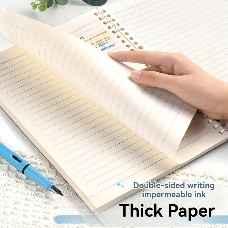 Custom Cover Spiral Notebook Soft Cover Water Resistant Plain Paper