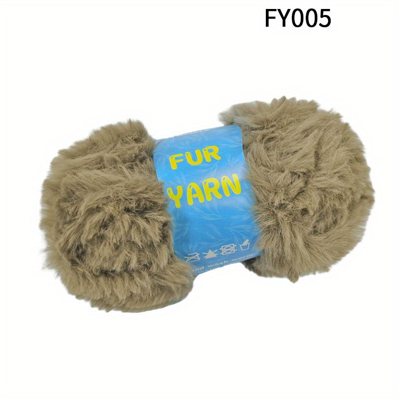 Soft Mink Fur Yarn For DIY Knitting & Crocheting