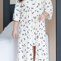  Butterfly Print Cami Nightdress & Belted Nightgown Set