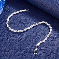 Silver Twist Bracelet