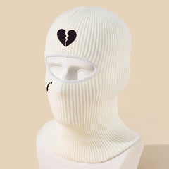 Heartbreak Embroidered Wool Pullover Cap