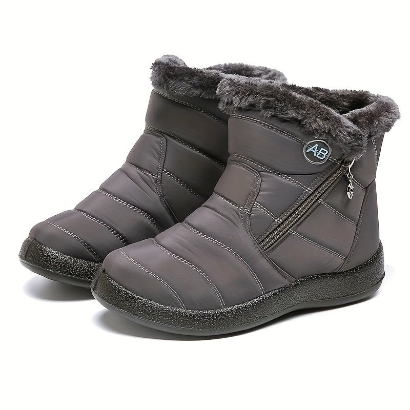 Winter Women's Snow Boots Waterproof Warm Lightweight Booties