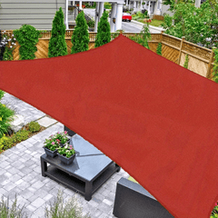 Rectangle Sun Shade Sail Canopy UV Block Heavy Duty Awning Shelter